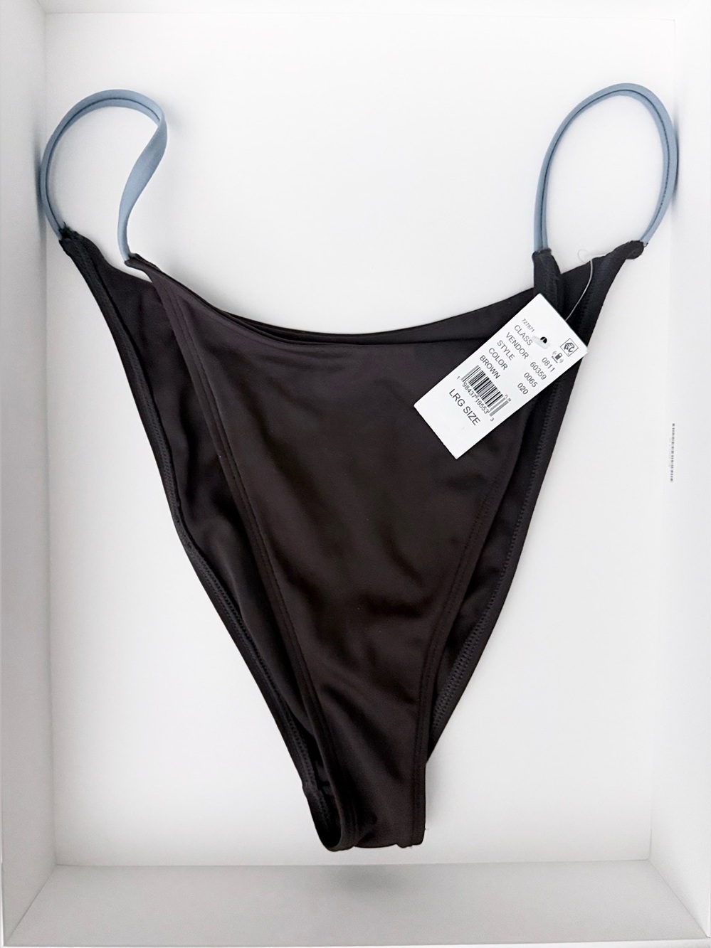 PacSun Swim Eco Brown High Cut Bikini Bottom NWT Size Large